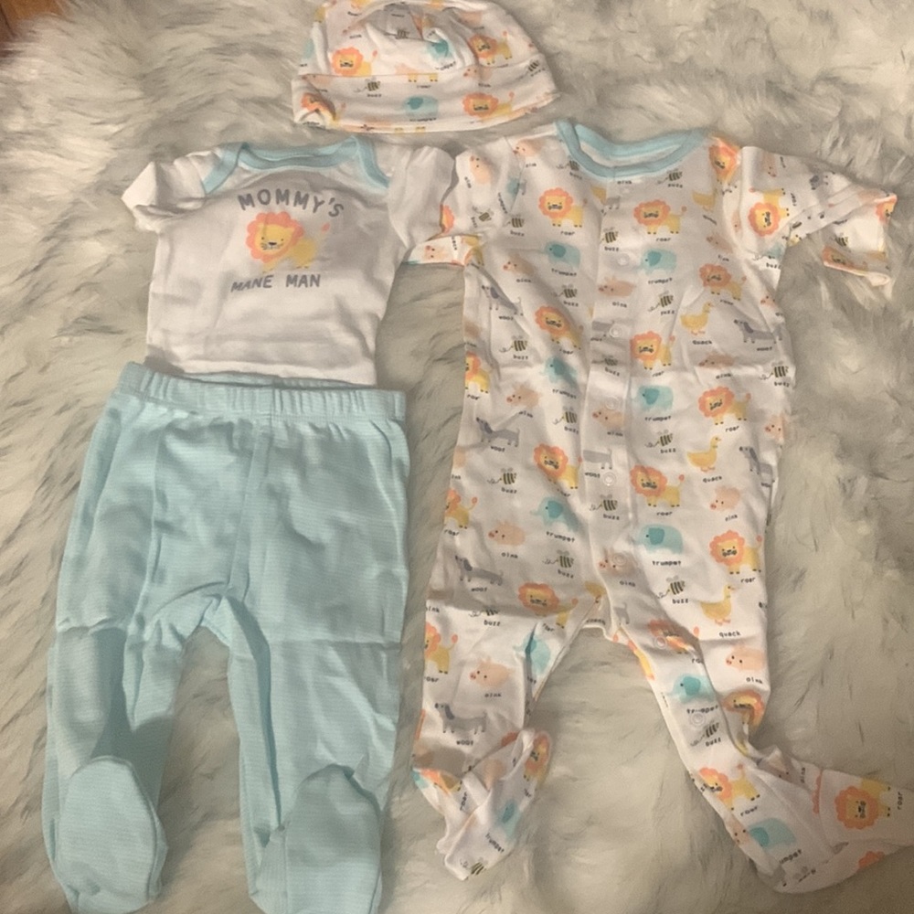 Bundle baby place 3m baby boy 4 piece set